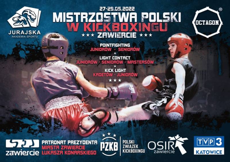 Zdjęcie: Mistrzostwa Polski w kickboxingu w Zawierciu